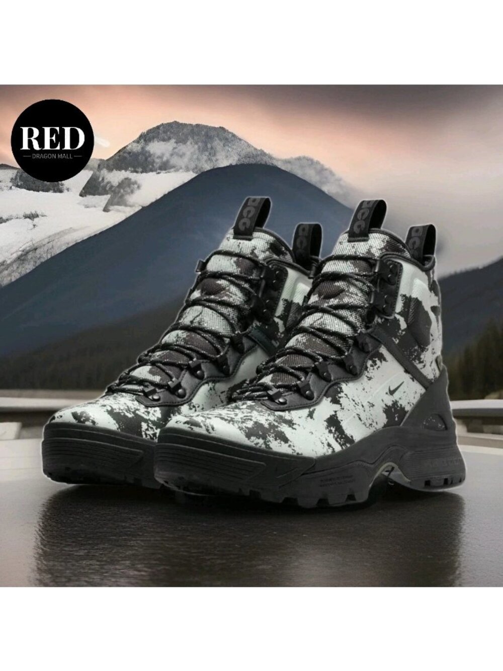 Nike ACG Zoom Gaiadome GORE-TEX SE Camo Silver Black IB2328-001 - Men's 11.5